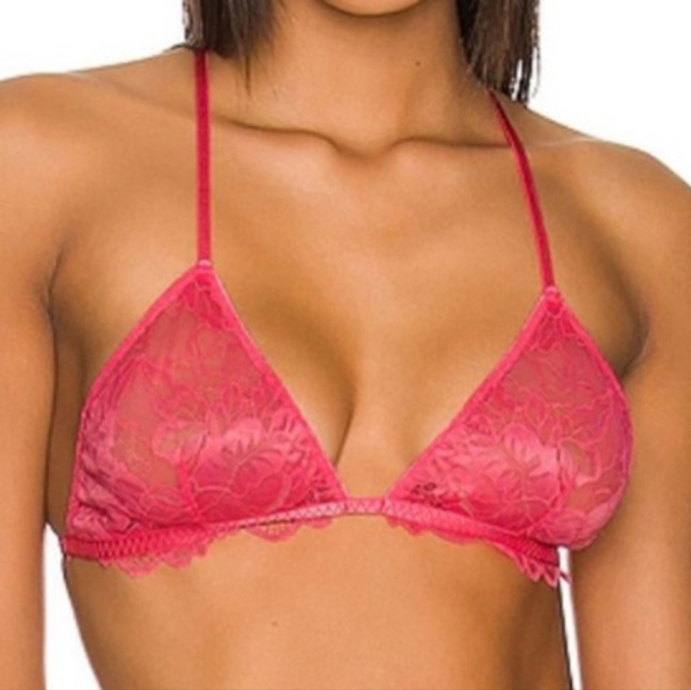 ❤️‍🔥FREE PEOPLE BRAND NEW EVERYDAY LACE TRIANGLE BRALETTE SIZE L